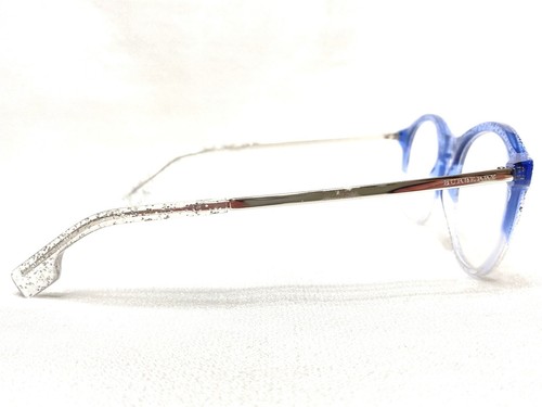 NEW Burberry BE2287 3772 Womens Gradient Blue Round Eyeglasses Frames 48/19~140 - Picture 3 of 6