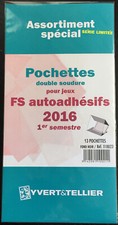 Yvert et Tellier : Assortiment Pochettes FS Autoadhésifs - 2016 - 1er semestre