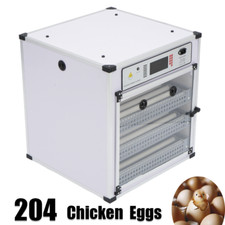 204 Intelligence Eggs Incubator Automatic Hatching Chicken Quail Dual Electric