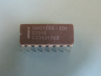 Intel  QM2125A-2D1 Qty of 10 per Lot 2125      16 pin CDIP; integrated circuit