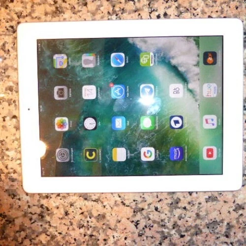 Apple IPad - Topp Zustand- silber - weiß