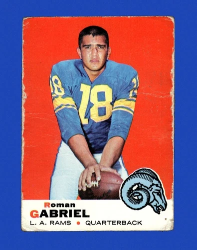 1969 Topps Set-Break #125 Roman Gabriel LOW GRADE (crease) *GMCARDS*