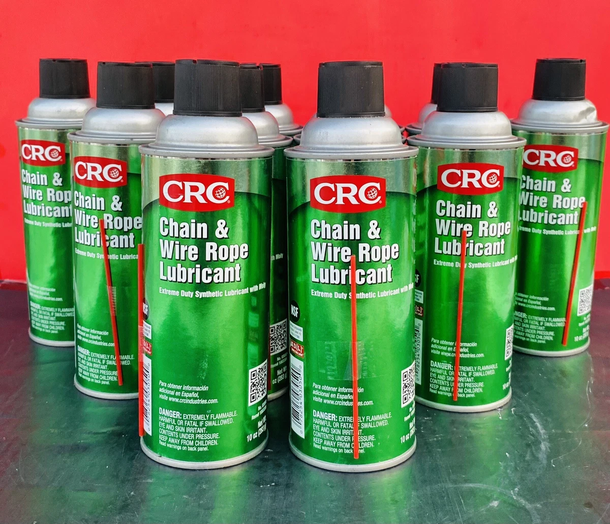 Crc Chain And Wire Rope Lubricant, 25 To 350 Degree F, H2, 53 OFF