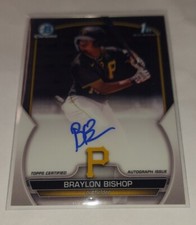 2023 Bowman - Chrome Prospect Autographs #CPA-BB Braylon Bishop (AU, RC)