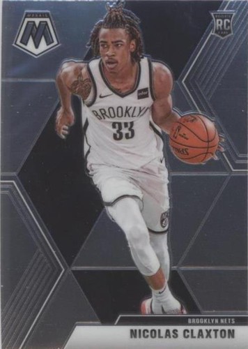 2019-20 Panini Mosaic Nicolas Claxton Reactive Orange Rookie NM | eBay