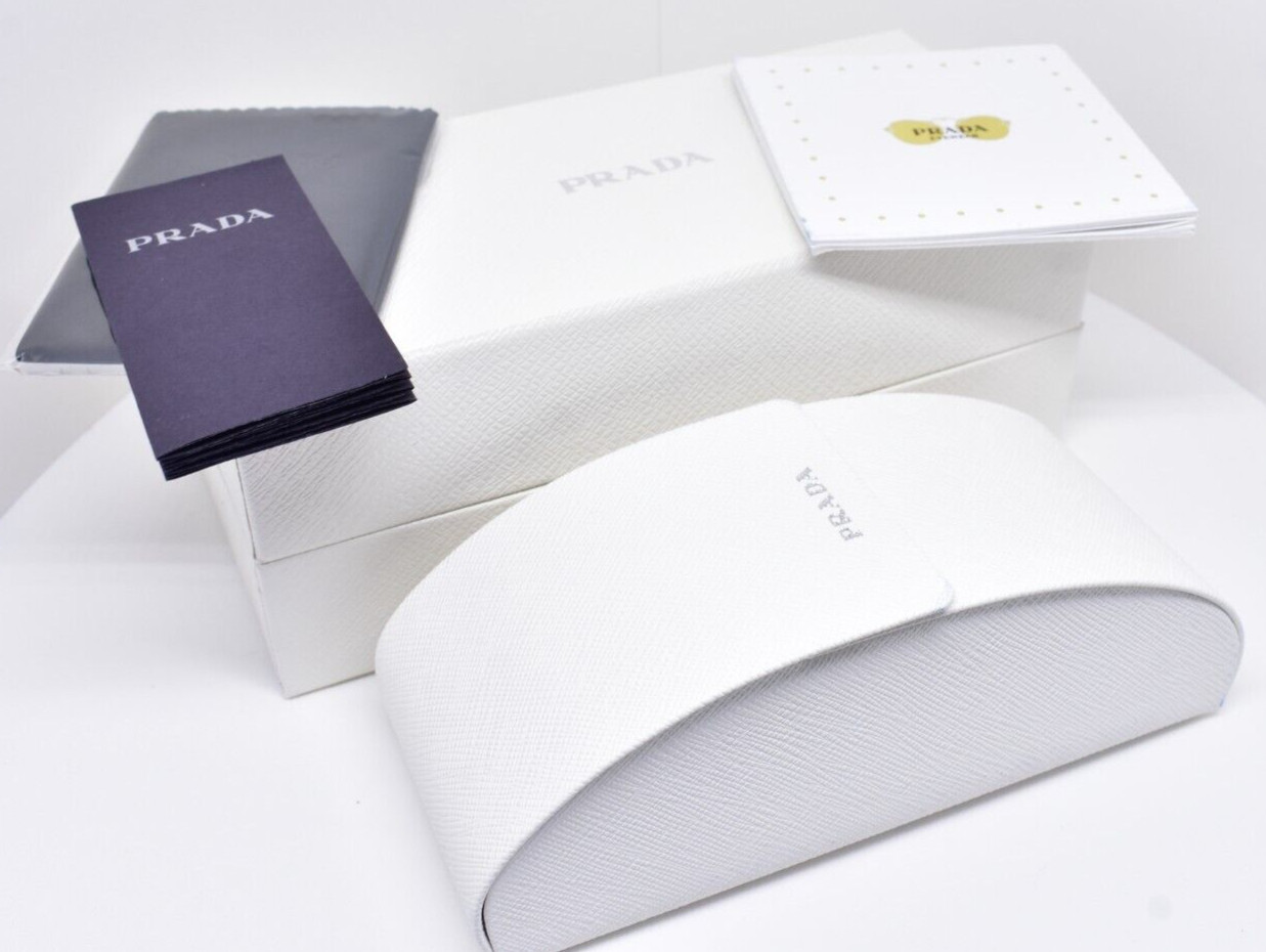 Футляр для солнцезащитных очков Prada Белая тканевая коробка Новый подлинный Магнитный футляр Большой 165X65X5 см 4590₽