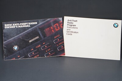 BMW Factory Alpine CM5907 Radio Head Unit Owners Manual E30 E28 E24 OEM