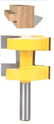 1Pcs 1.5'' Diameter Flush Trim Template Router Bit 8mm Shank Width = 38mm