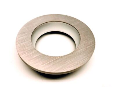 CSL 1'' LED Eco-Downlight Round Trim, Satin, Aluminum Flange EDLM-1005-3