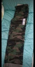 Wonder Nation boys pants size 10/12 an14-16/XL Husky pull on red and camo