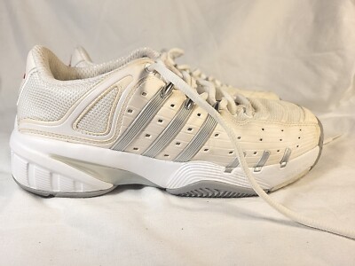 adidas walking shoes / WOMENS U.S. SIZE 7 / white, silver *BARELY USED*