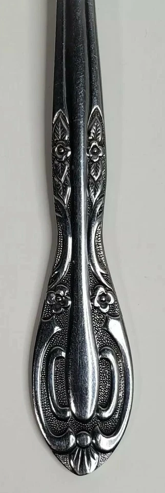 Cuchara sopa cena 1 cuenta 7,25 pulgadas acero inoxidable nacional Corea rollo floral Foto 4 de 4