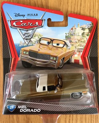 Disney Pixar Cars 2 MEL DORADO #27 Diecast Xmas NEW | eBay