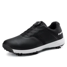 Professional Men's Golf Shoes Non-slip Waterproof Comfortable Golf Spikes Shoes