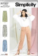Simplicity R11327 Sewing Pattern Misses Pants Size 6-14 UNCUT
