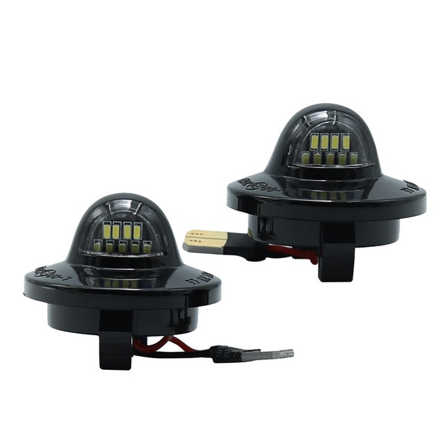 PairF ull LED License Plate Light Lamp Assembly Fit Ford F150 F250