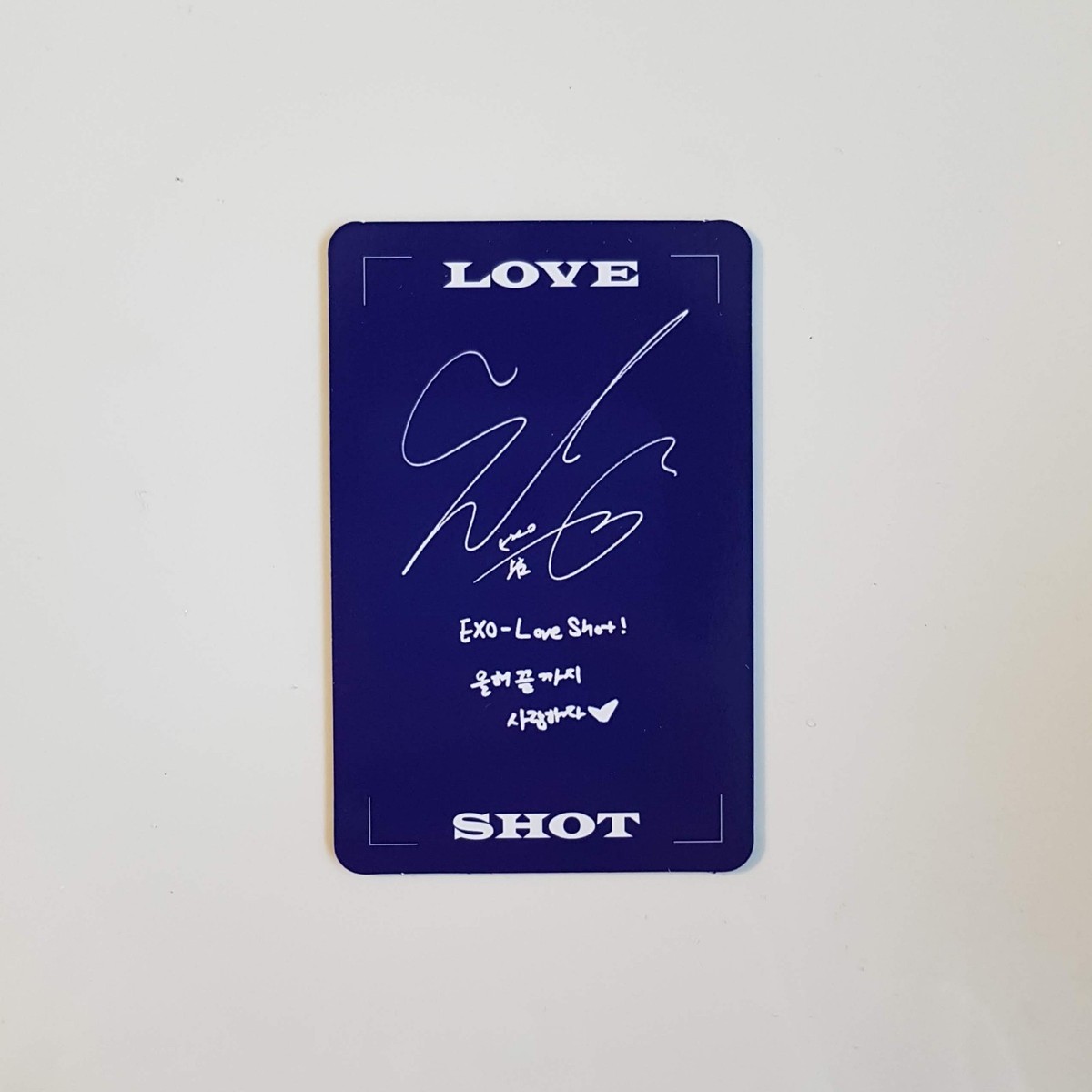 EXO D.O. サイン D.O DO Solo 2nd Mini Album Expectation Somebody Note Ver EXO