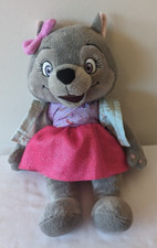Great Wolf Lodge Violet The Wolf 16" Plush Stuffed Animal Toy Outfit Bow Fiesta