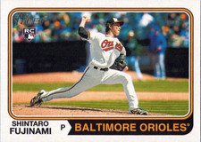 2023 Topps Heritage #688 Shintaro Fujinami RC Baltimore Orioles