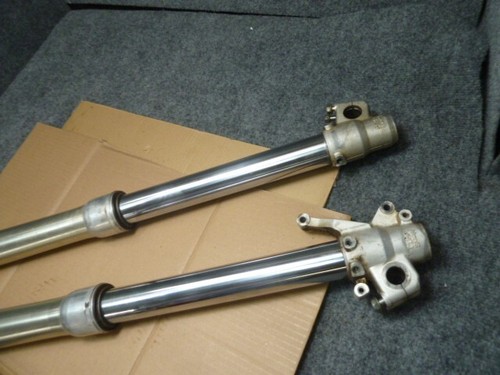 1998 98 Honda CR125R CR125 Left Right Front Fork Forks Suspension Shock Leg Tube - Bild 4 von 7