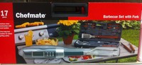 Bk2cm2 Chefmate Barbecue Set With Fork Bk2cm2 Chefmate Barbecue Set With Fork