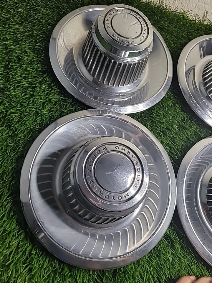 Juego completo tapas centrales llantas chevrolet corvette camaro nova rally 552504, 3925805 Foto 3 de 4