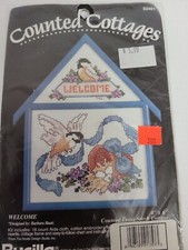 Bucilla Counted Stitch Cottage 33461 Welcome Bird 4" x 6"