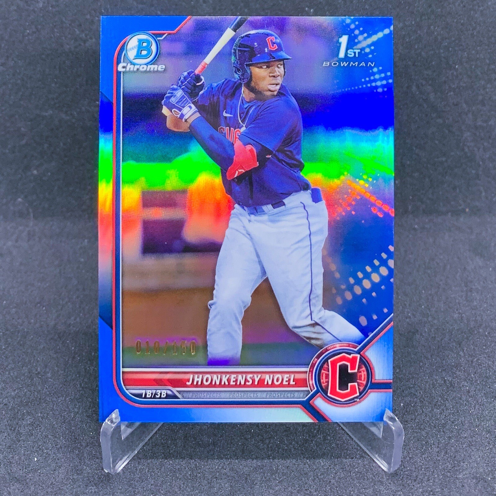 2022 Bowman Chrome Jhonkensy Noel Blue Refractor /150 1st Rookie RC #BCP-2