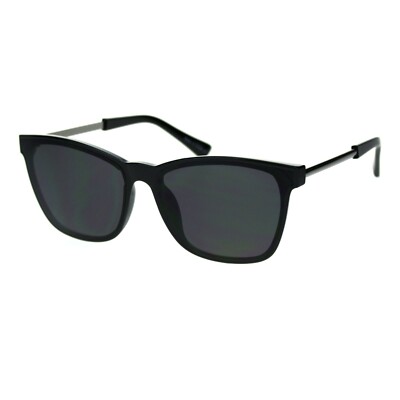 Chic Black Square Frame Sunglasses - 400UV Protection - Trendy Fashion Eyewear Womens Fashion Sunglasses Trendy Chic Square Frame UV 400  main image 4
