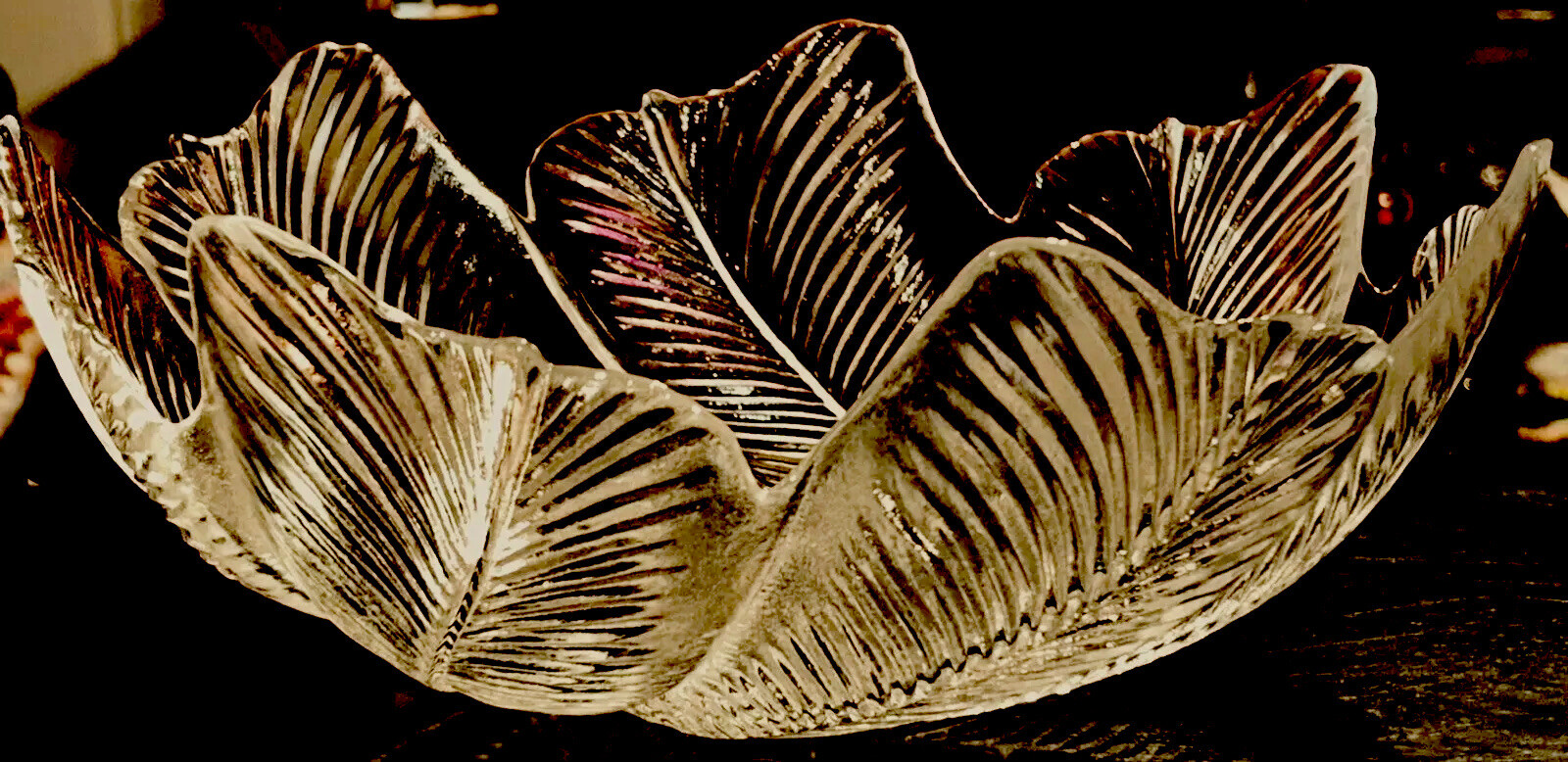 VINTAGE PORTUGAL ART GLASS Studio Nova Glass Bowl eBay