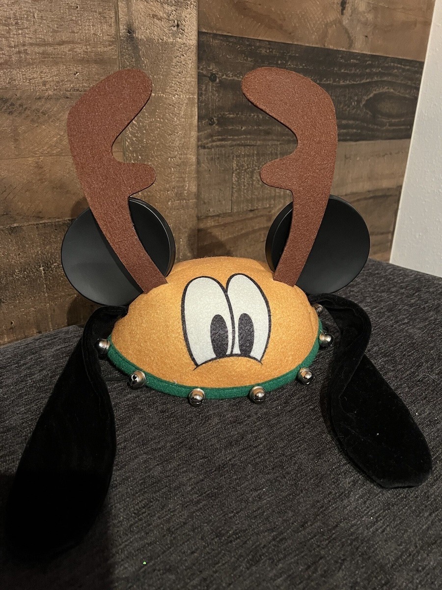Disney Parks Pluto Reindeer Antler Bells Holiday Mickey Ears  display picture 2
