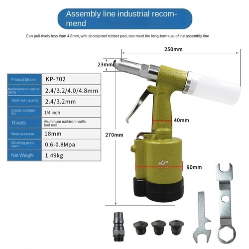 Rivet Gun Self-priming Stainless Steel Blind Rivet Gun Pull Cap Gun | eBay