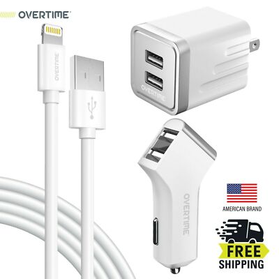 iPhone Charging Set, Apple MFi Certified Lighting Cable for Apple iPhone/iPad