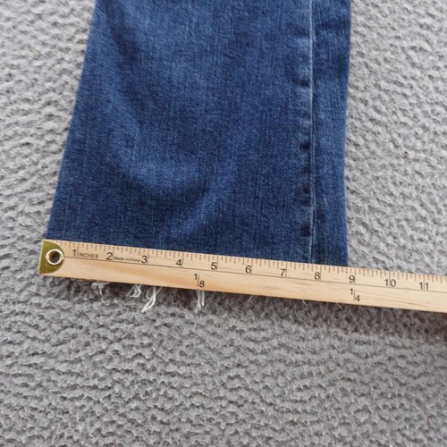 Rag & Bone Mid Rise Flare Leg Jeans Size 27 Blue Medium Wash Womens Frayed Hem - Picture 10 of 14