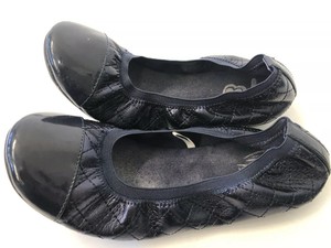 girls navy blue flats