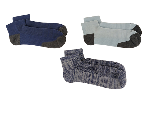 (3 PK)Tommie Copper Compression Ankle Socks UltraGuard Technology (Blue) SZ: XL - Picture 2 of 2