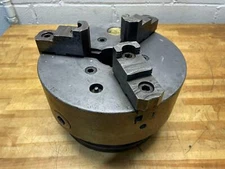 Cushman 236E5 10", 3-Jaw Chuck, Backplate for use on milling machine, lathe