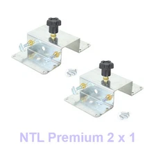 Two Pcs - Silk Screen Printing Press 2x1 Platen Bracket NEW! Machine Screening