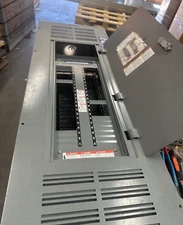 Square D NF Panelboard 400A 600V 480V 3PH 4W MLO 42 Circuit Main Lug Indoor Used