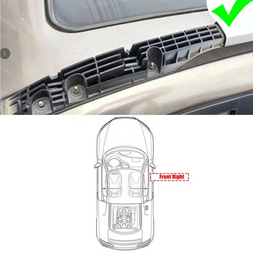 For Hyundai IX35 TUCSON 2011-2015 Roof Rack Cover Luggage Bar Rail End Shell - Picture 9 of 16