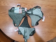 Kindly Yours Green Animal Print Seamless Thong Panties 3Pk XS S M L XL 2XL 3XL