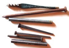 7 Vintage Lot of Miscellaneous Tool Pieces - 1 Says Fletcher No. 01 Made in USA