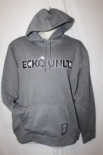mens ecko unltd poly hoodie pullover L nwt small half rhino gray