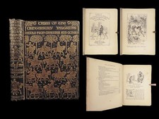 1906 CHAUCER Canterbury Tales Pilgrim Knights Tale Hugh Thomson ART Fine Binding