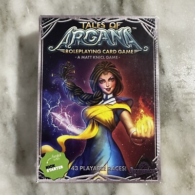 Tales of Arcana Roleplaying Card Game Kickstarter New Sealed Arcanomicon