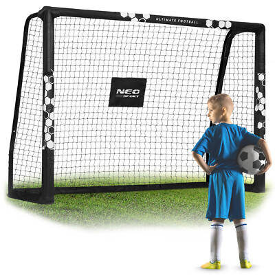 NEO-SPORT Fußballtor Fußball mit Polsterung Tor Netz  für Garten Kinder