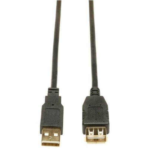Eaton U024-003 3Ft USB 2.0 Type A Extension Male Female Shield Cable Black - Picture 2 of 3