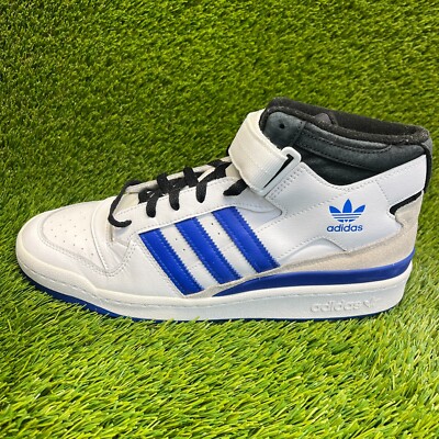 Size 11.5 - Adidas Forum Mid White Royal Blue for sale online | eBay