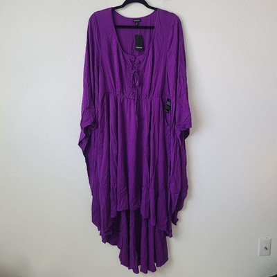 purple witch dress plus size Deluxe Hooded Robe Plus Size Costume (Purple)