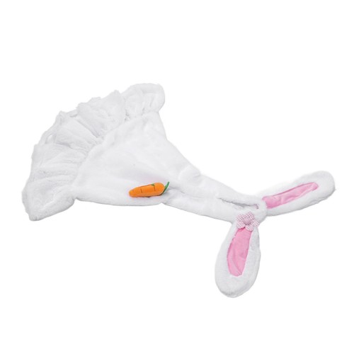 Lawn Goose Clothing Plush Cute Long Ear Easter Bunny Outfit For Goose White US - Picture 8 of 22